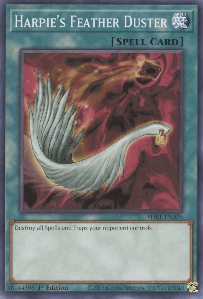 Harpie's Feather Duster [SDBT-EN026] Common - Josh's Cards