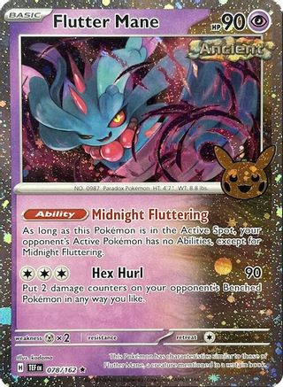 Flutter Mane (Cosmos Holo) 078/162 - Trick or Trade BOOster Bundle 2024 Holofoil