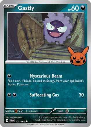 Gastly - 102/162 [102] (Trick or Trade BOOster Bundle 2024)