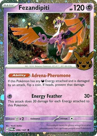 Fezandipiti (Cosmos Holo) 096/167 - Trick or Trade BOOster Bundle 2024 Holofoil