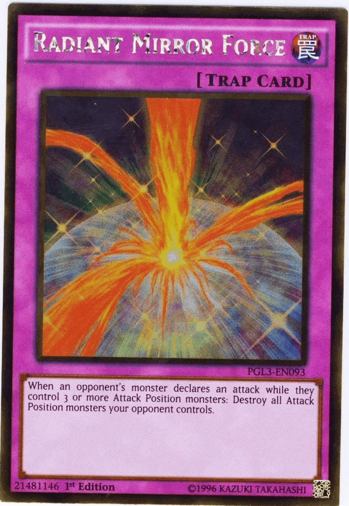 Radiant Mirror Force [PGL3-EN093] Gold Rare - Josh's Cards