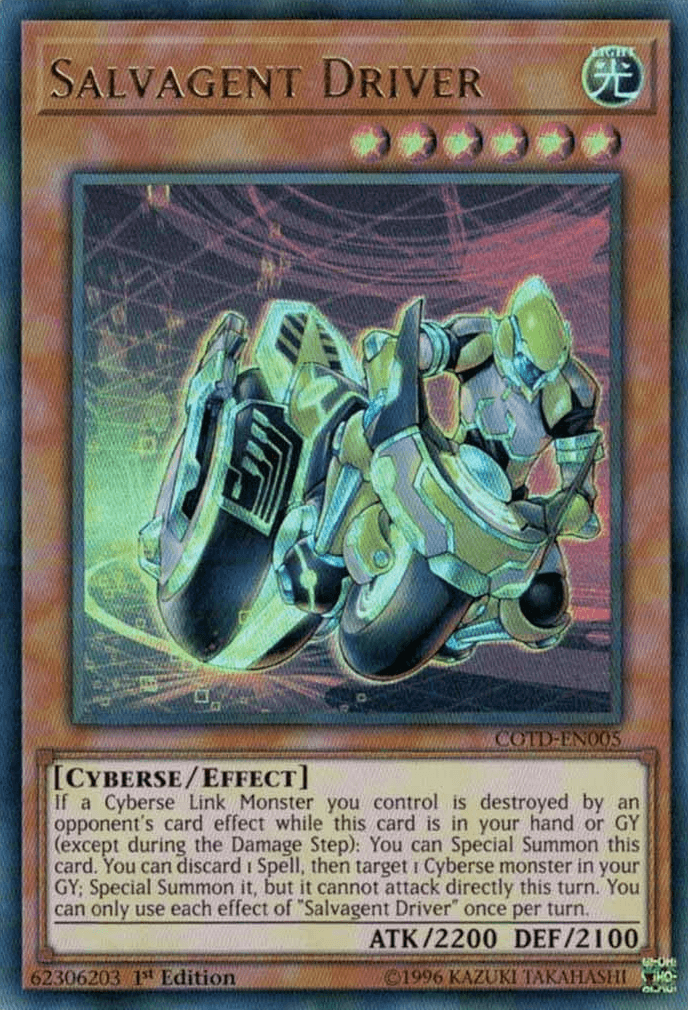 Salvagent Driver [COTD-EN005] Ultra Rare - Josh's Cards
