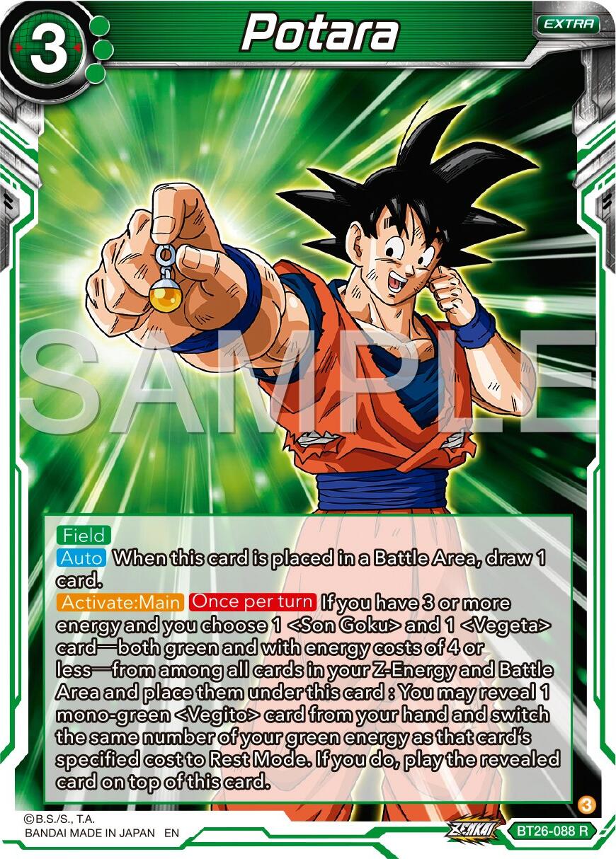 Potara (BT26-088) [Ultimate Advent] Parallel Foil