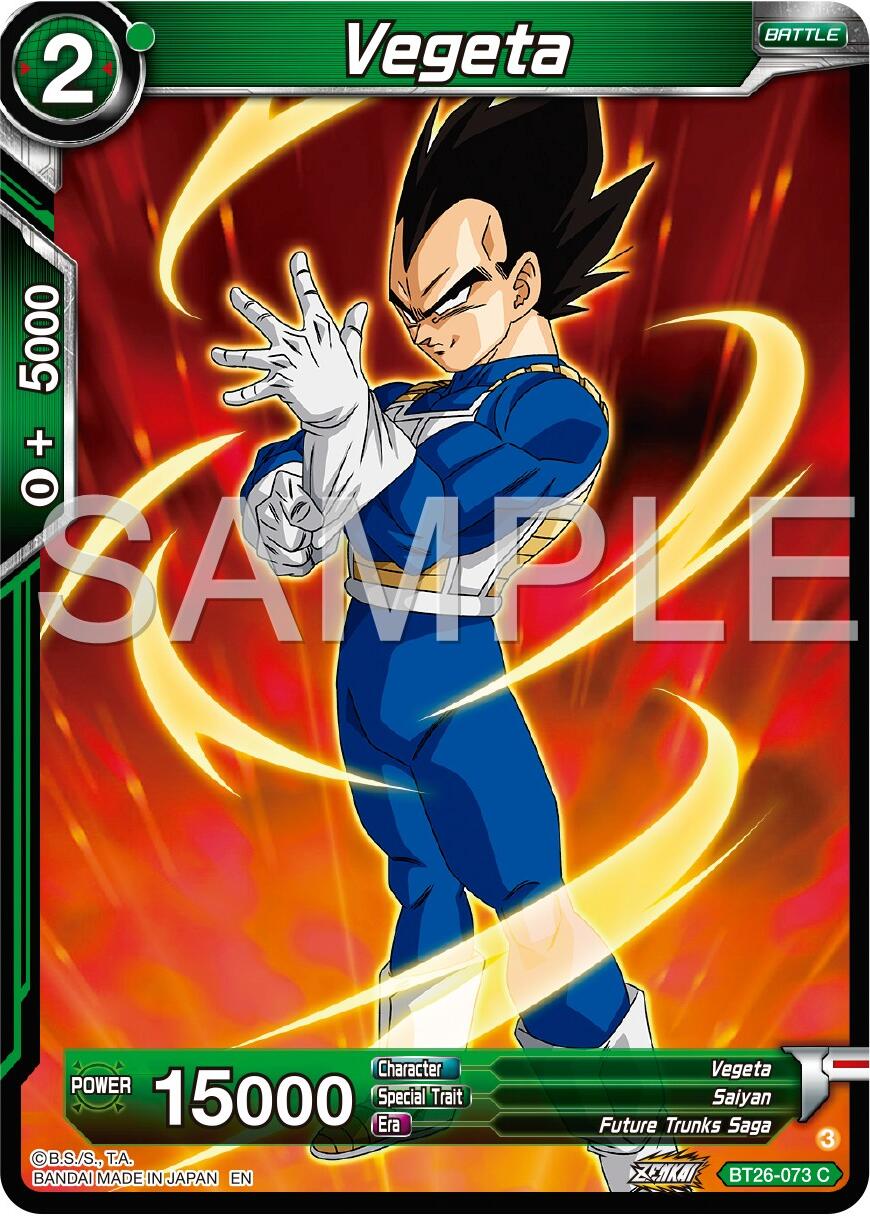 Vegeta (BT26-073) [Ultimate Advent] Parallel Foil