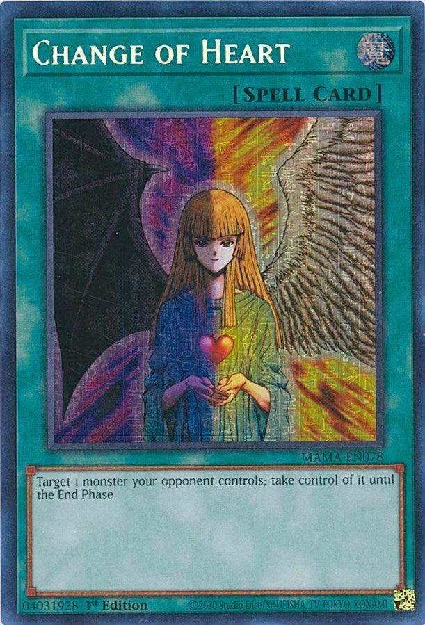 Change of Heart [MAMA-EN078] Secret Pharaoh's Rare - Josh's Cards