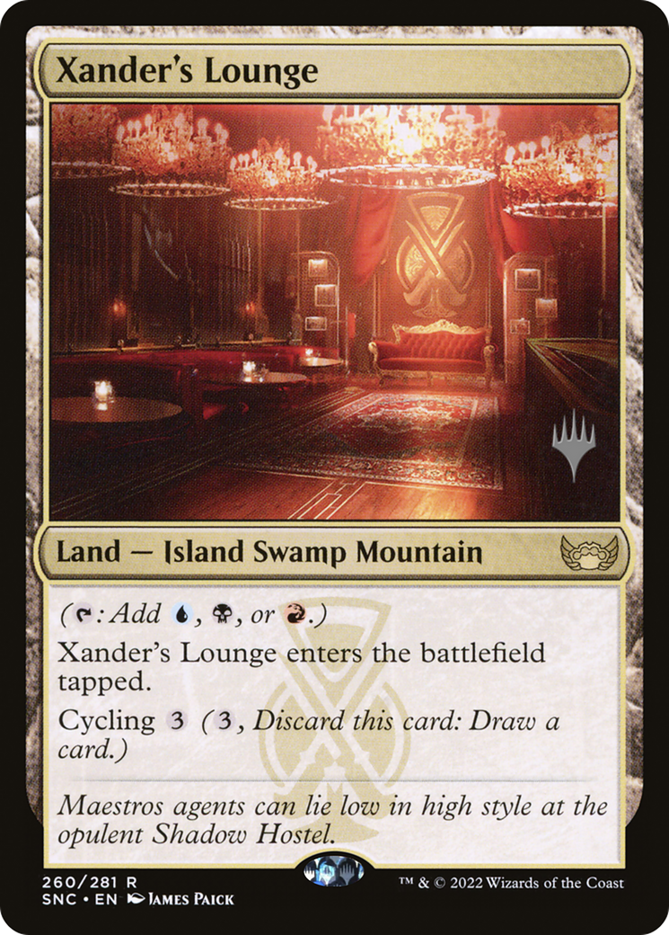 Xander's Lounge (PPSNC-260P) - Streets of New Capenna Promos Foil