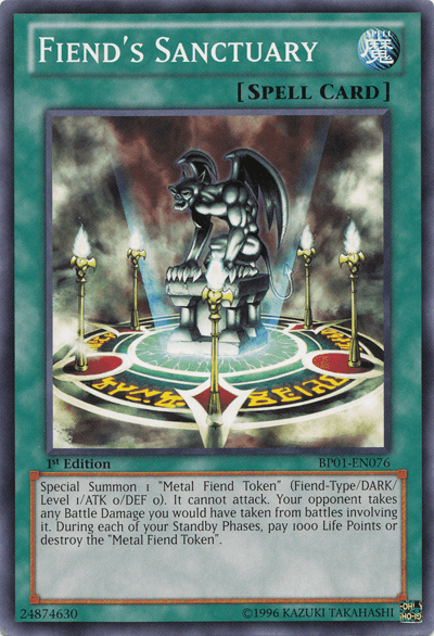 Fiend's Sanctuary [BP01-EN076] Common - Josh's Cards
