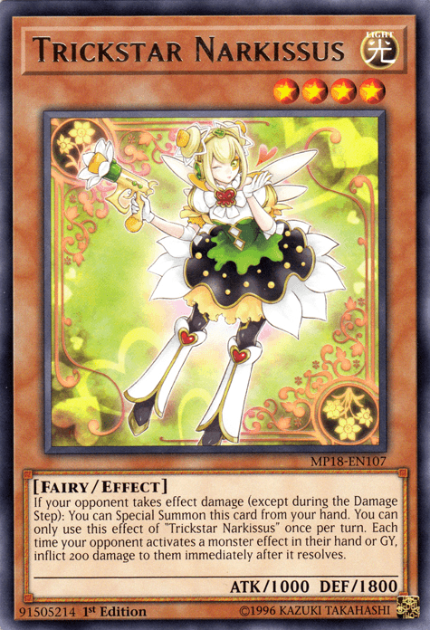 Trickstar Narkissus [MP18-EN107] Rare - Josh's Cards