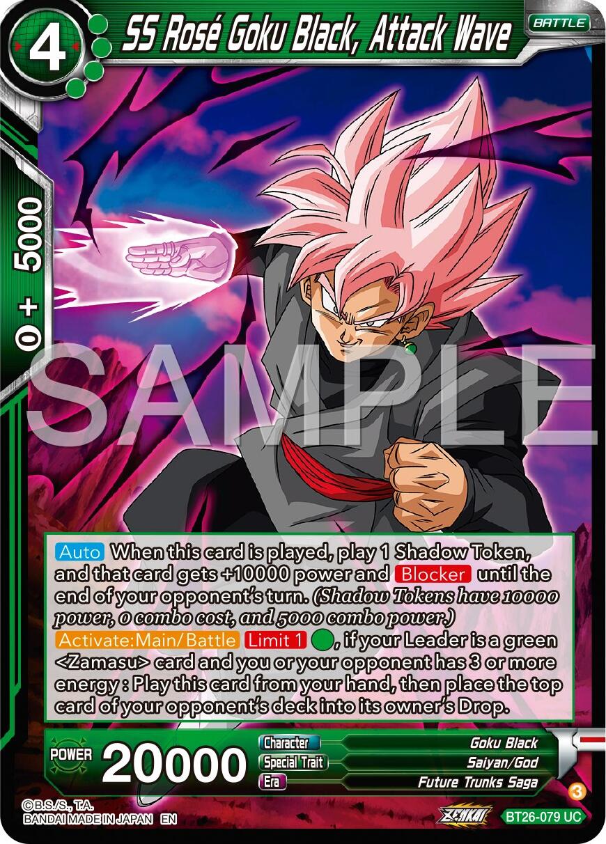 SS Rose Goku Black, Attack Wave (BT26-079) [Ultimate Advent] Parallel Foil