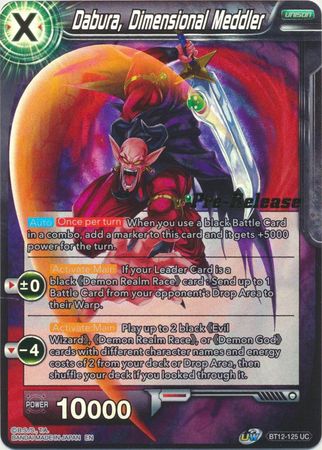 Dabura, Dimensional Meddler (BT12-125) [Vicious Rejuvenation Prerelease Promos] Parallel Foil
