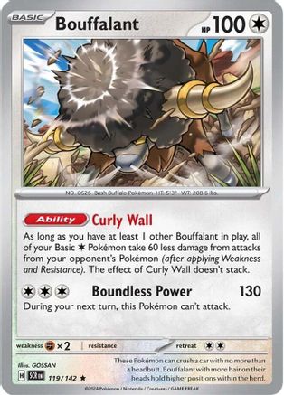 Bouffalant - 119/142 - Deck Exclusives