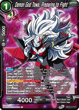 Demon God Towa, Preparing to Fight (BT17-117) [Ultimate Squad] Parallel Foil