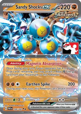 Sandy Shocks ex /182 - Prize Pack Series Cards Holofoil