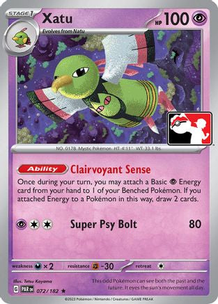 Xatu 072/182 - Prize Pack Series Cards