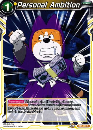 Personal Ambition (BT5-103) [Miraculous Revival] Parallel Foil