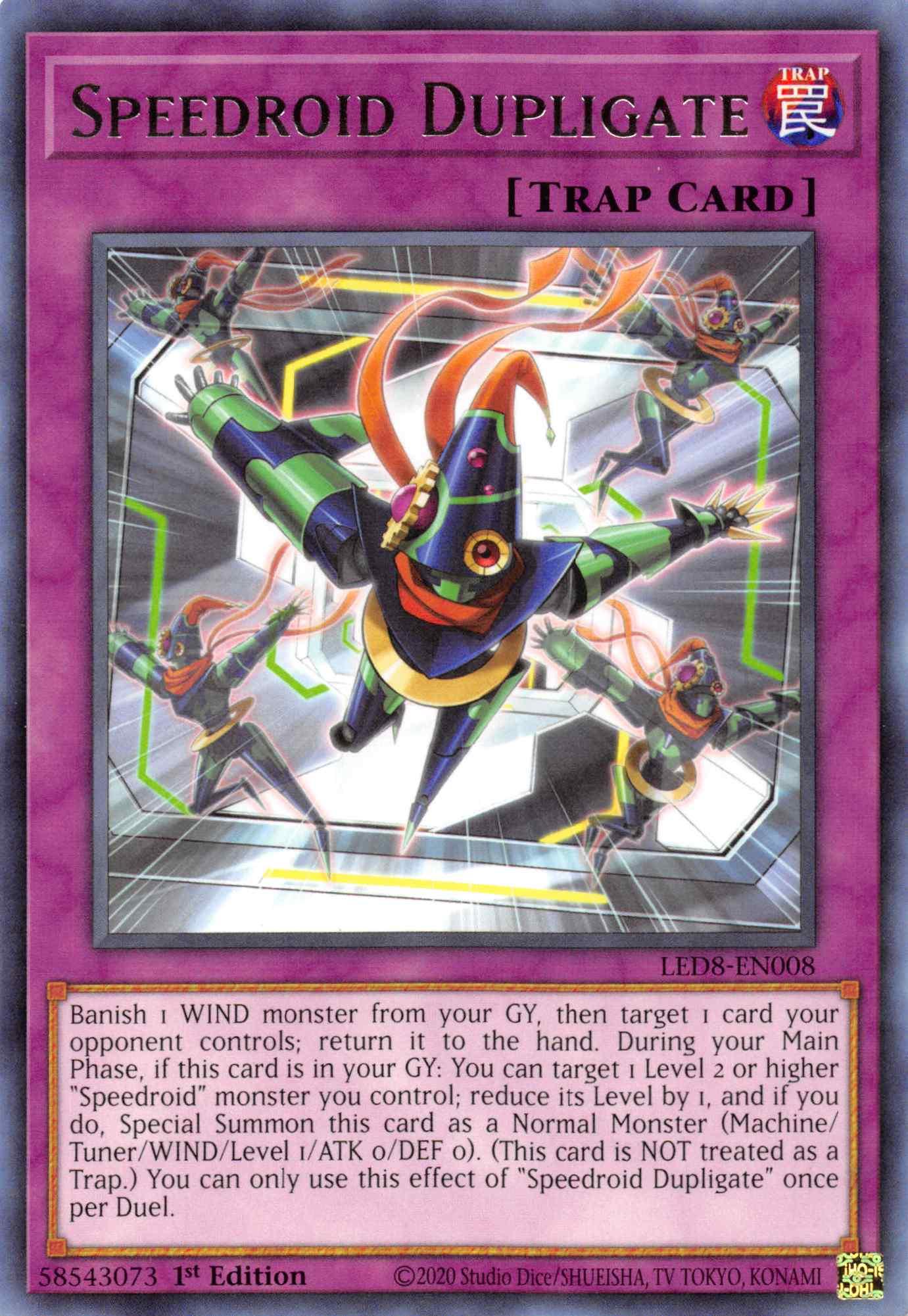 Speedroid Dupligate [LED8-EN008] Rare - Josh's Cards