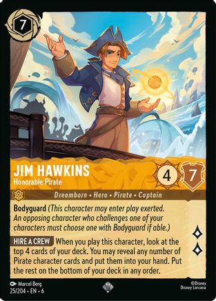 Jim Hawkins - Honorable Pirate (25/204) - Azurite Sea