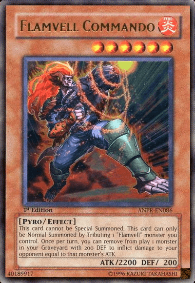 Flamvell Commando [ANPR-EN086] Ultra Rare - Josh's Cards
