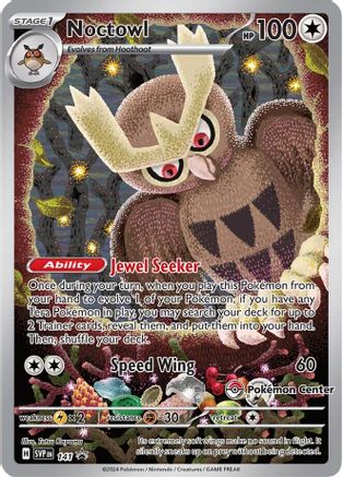 Noctowl - 141 (Pokemon Center Exclusive) [141] (SV: Scarlet & Violet Promo Cards) Holofoil