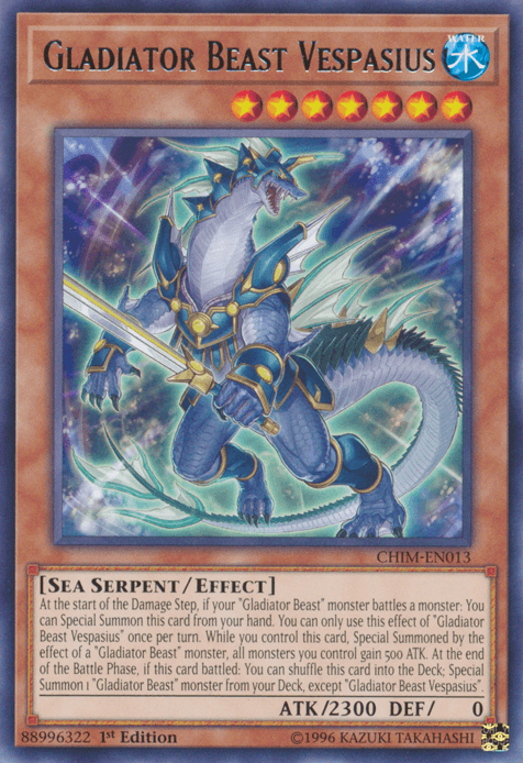 Gladiator Beast Vespasius [CHIM-EN013] Rare - Josh's Cards