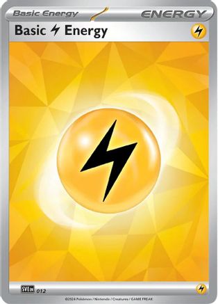 Basic Lightning Energy 012 - SV07 Stellar Crown Holofoil
