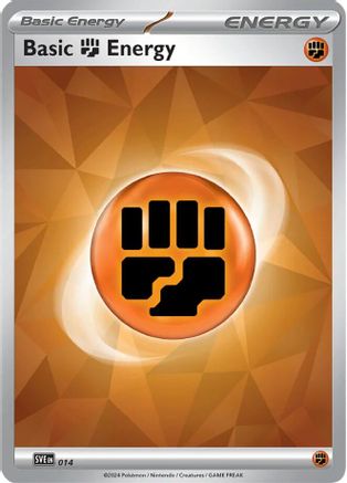 Basic Fighting Energy 014 - SV07 Stellar Crown Holofoil