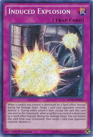 Induced Explosion [MVP1-ENS09] Secret Rare - Josh's Cards