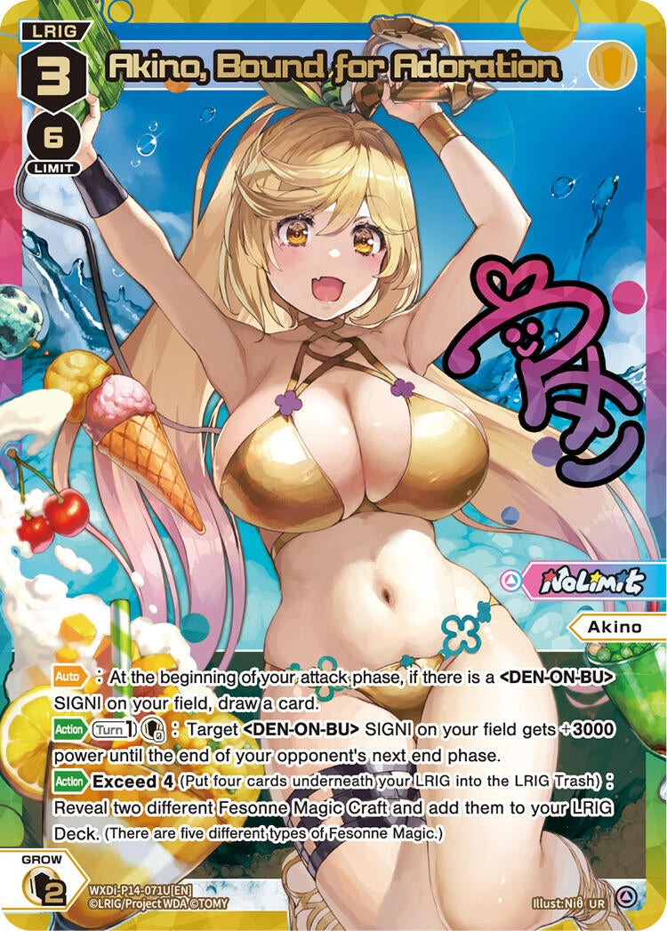 Akino Bound for Adoration UR (WXDi-P14-071U[EN]) [WXDi-P14]