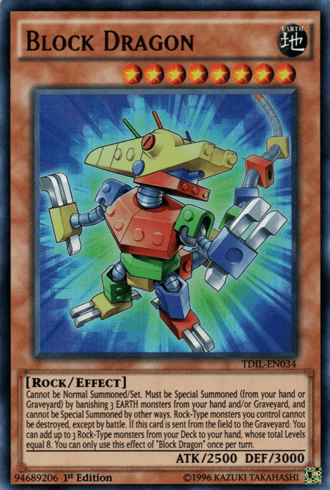 Block Dragon [TDIL-EN034] Ultra Rare - Josh's Cards