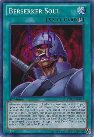 Berserker Soul [DRLG-EN007] Secret Rare - Josh's Cards