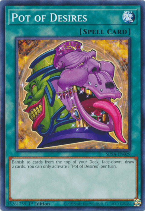 Pot of Desires [SDSA-EN029] Common - Josh's Cards