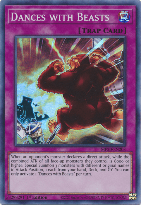 Dances with Beasts [MP20-EN203] Super Rare - Josh's Cards