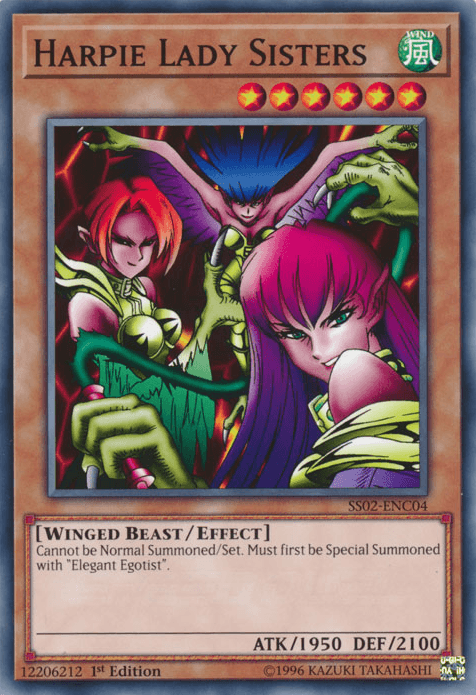 Harpie Lady Sisters [SS02-ENC04] Common - Josh's Cards