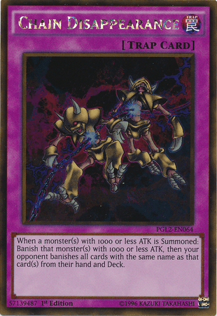 Chain Disappearance [PGL2-EN064] Gold Rare - Josh's Cards