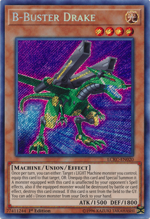 B-Buster Drake [LCKC-EN020] Secret Rare - Josh's Cards