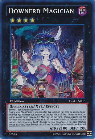 Downerd Magician [LVAL-EN057] Secret Rare - Josh's Cards