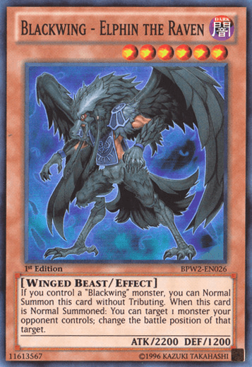 Blackwing - Elphin the Raven [BPW2-EN026] Super Rare - Josh's Cards