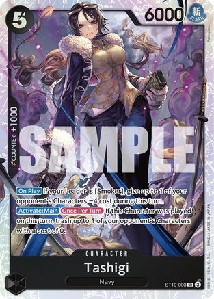 Tashigi (ST19-003) - Starter Deck 19: BLACK Smoker Foil