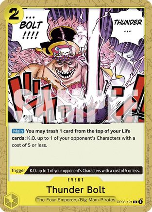 Thunder Bolt (OP03-121) - Starter Deck 20: YELLOW Charlotte Katakuri