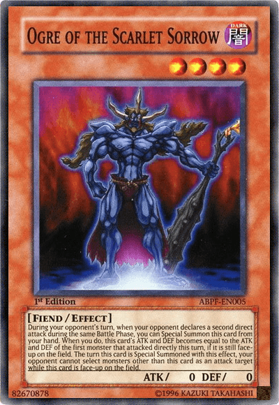 Ogre of the Scarlet Sorrow [ABPF-EN005] Super Rare - Josh's Cards