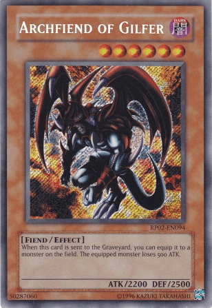 Archfiend of Gilfer [RP02-EN094] Secret Rare - Josh's Cards