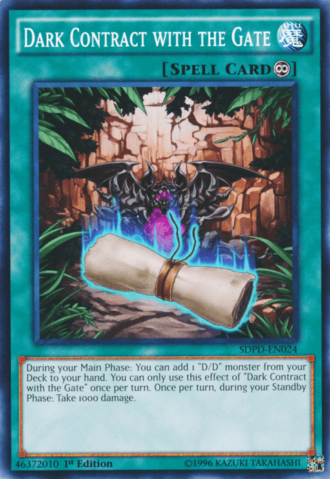 Dark Contract with the Gate [SDPD-EN024] Common - Josh's Cards