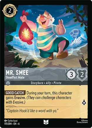 Mr. Smee - Steadfast Mate (175/204) - Azurite Sea Cold Foil