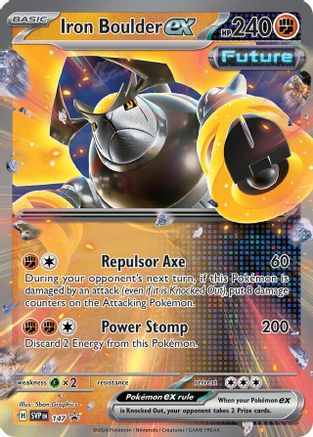 Iron Boulder ex 147 - SV Scarlet & Violet Promo Cards Holofoil
