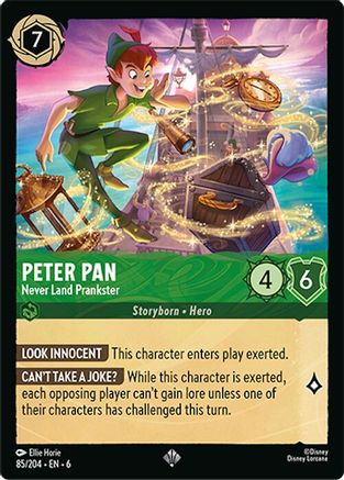 Peter Pan - Never Land Prankster (85/204) - Azurite Sea Cold Foil