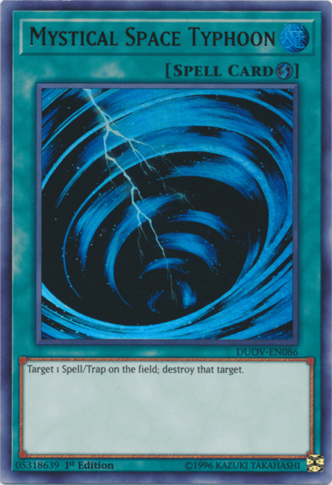 Mystical Space Typhoon [DUOV-EN086] Ultra Rare - Josh's Cards