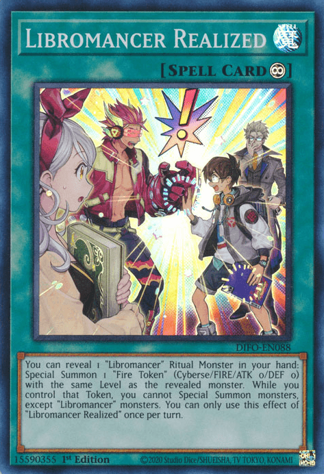 Libromancer Realized [DIFO-EN088] Super Rare - Josh's Cards