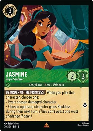 Jasmine - Royal Seafarer (70/204) - Azurite Sea Cold Foil