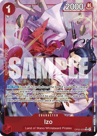 Izo (OP03-003) (Alternate Art) (OP03-003) - Premium Booster -The Best- Foil