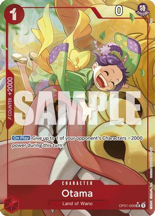 Otama (Alternate Art) (OP01-006) - Premium Booster -The Best- Foil